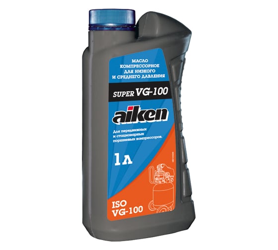 Масло компрессорное минеральное SUPER VG-100 (1 л) Aiken 680103009