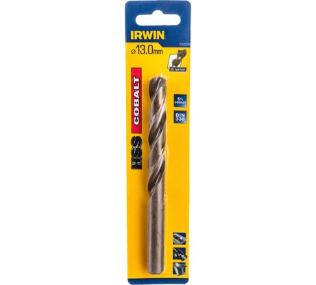 Сверло Cobalt (13х151 мм) по металлу Irwin 10502568