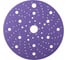 Диск шлифовальный на пленочной основе 328 Purple Zirconia Multi holes Р180, 150 мм, 100 шт SANDWOX 328.150.180.LC 4