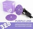Диск шлифовальный на пленочной основе 328 Purple Zirconia Multi holes Р180, 150 мм, 100 шт SANDWOX 328.150.180.LC 2