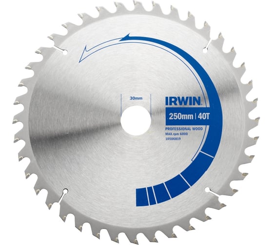 Диск пильный по дереву PRO (210х40Тх30/25/20/16 мм) Irwin 10506811 1