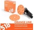 Диск шлифовальный на бумажной основе 518 Orange Ceramic Р150, 125 мм, 8 отверстий, 50 шт SANDWOX 518.125.150.08 3