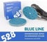 Диск шлифовальный на бумажной основе 528 Blue Ceramic Р240, 150 мм, 15 отверстий, 50 шт SANDWOX 528.150.240.15 2