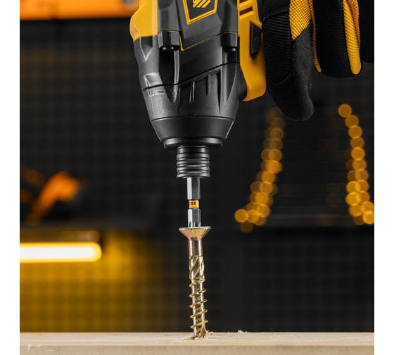 Набор бит TORX T40, 50 мм, сталь S2, шестигранный профиль, 10 шт Denzel 11672