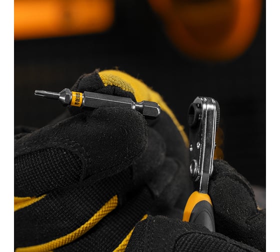 Набор бит TORX T8, 50 мм, сталь S2, шестигранный профиль, 10 шт Denzel 11666