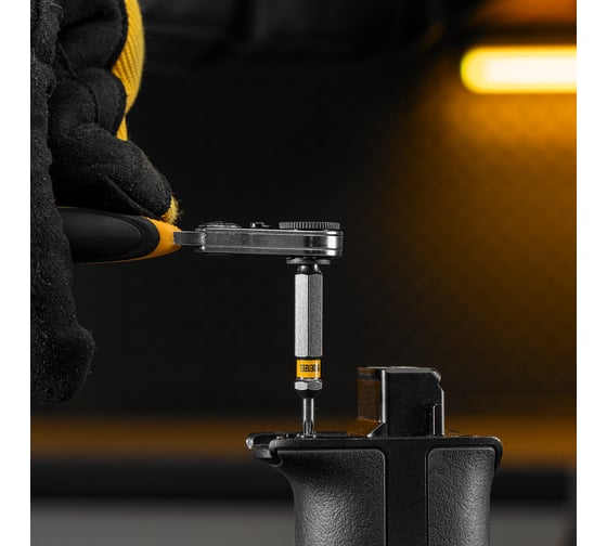 Набор бит TORX T8, 50 мм, сталь S2, шестигранный профиль, 10 шт Denzel 11666