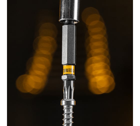 Набор бит TORX T25, 50 мм, сталь S2, шестигранный профиль, 10 шт Denzel 11670