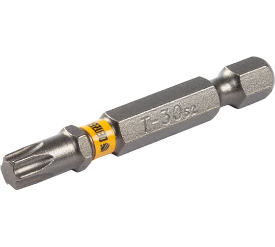 Набор бит TORX T30, 50 мм, сталь S2, шестигранный профиль, 10 шт Denzel 11671
