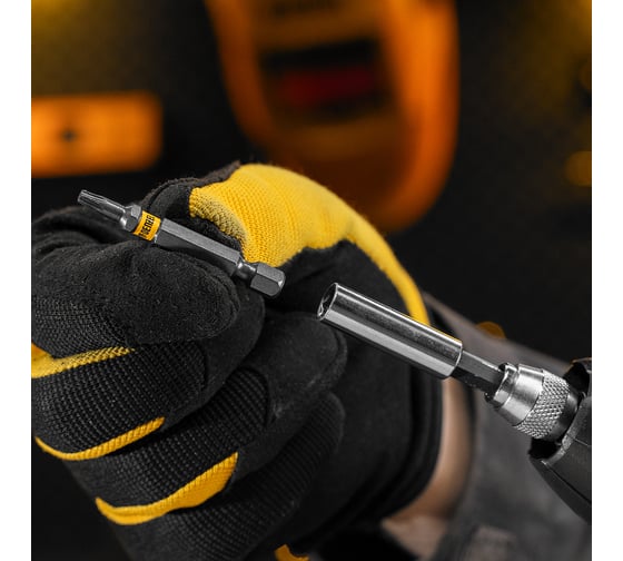 Набор бит TORX T15, 50 мм, сталь S2, шестигранный профиль, 10 шт Denzel 11668