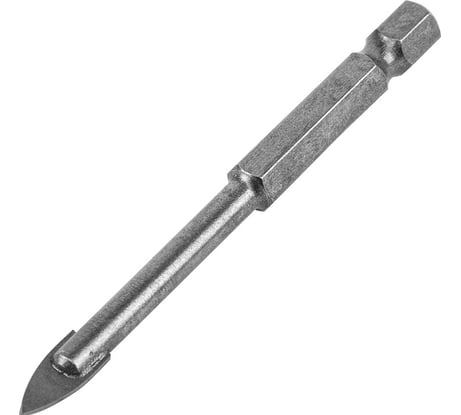 Сверло по керамической плитке и стеклу 6 мм, 6-гранный хвостовик MATRIX 72836