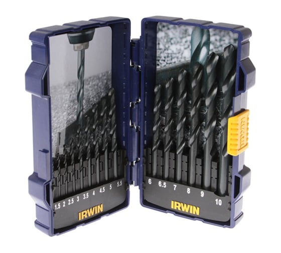 Набор сверл HSS Pro (15 шт; 1.5-10 мм) по металлу Irwin 10503989