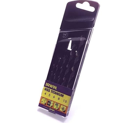 Набор сверл Titanium (5 шт; 4-10 мм) по металлу Irwin 10502604 1