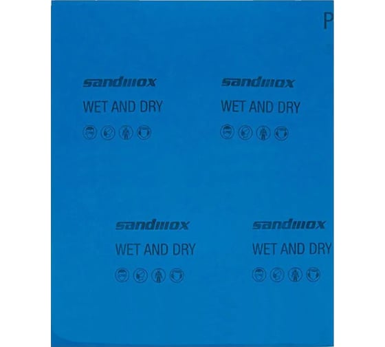 Бумага шлифовальная водостойкая WPF (230x280 мм, P1200, 50 шт) SANDWOX CW54.23.28.1200