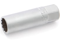 Головка двенадцатигранная свечная с резиновой вставкой Дело Техники 14мм 3/8" 612614