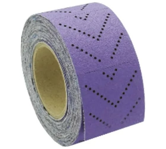 Рулон шлифовальный на пленочной основе 328 Purple Zirconia (70 мм, 12 м, Р400, 1 рулон) SANDWOX 328.070.400 1