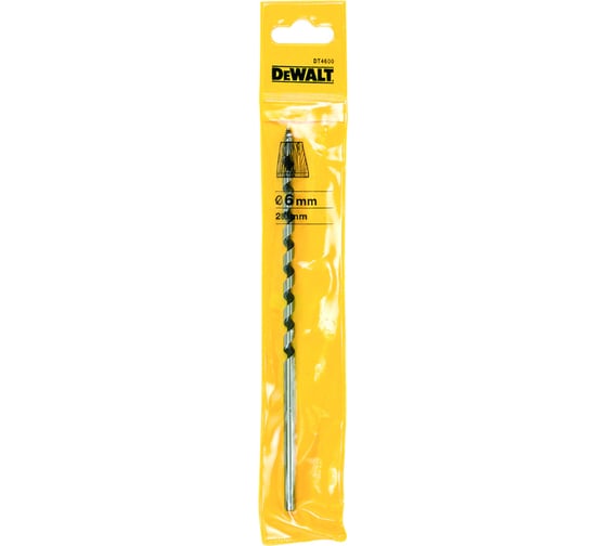 Сверло шнековое по дереву (6х100/200 мм) DEWALT DT 4600