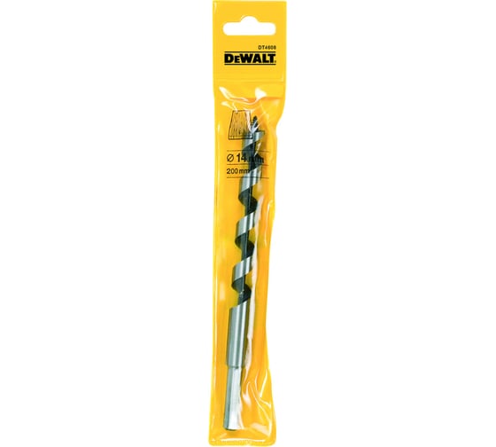 Сверло шнековое по дереву (14х100/200 мм) DEWALT DT 4608