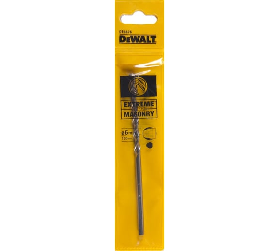 Сверло EXTREME по кирпичу (6х100/150 мм) DeWALT DT 6676