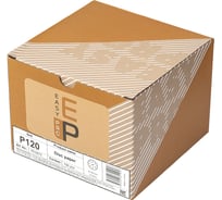 Круг абразивный на бумаге 150 мм, P120, 15 отв., 100 шт EASY PRO 7012010