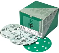 Круг абразивный на пленке 150 мм, P120, 15 отв., 100 шт EASY PRO 7112010