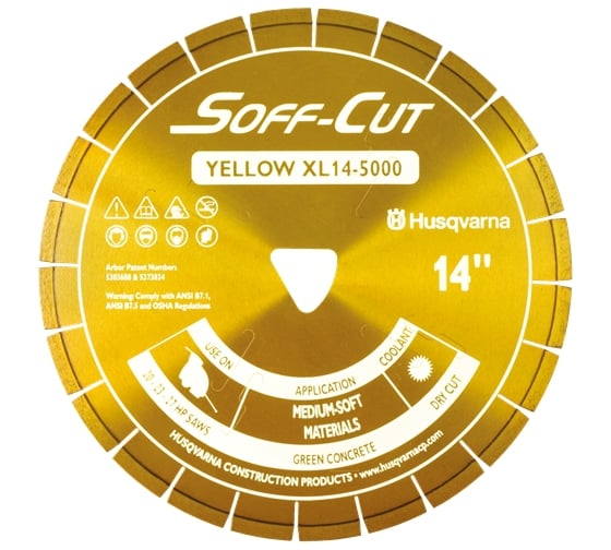 Диск алмазный XL14-5000 для резчиков Soff-Cut 4200/4000 Husqvarna Construction 5427561-16