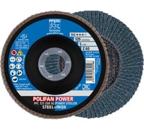 Круг шлифовальный лепестковый PFC 125 Z60 SG POWER STEELOX PFERD 67786125