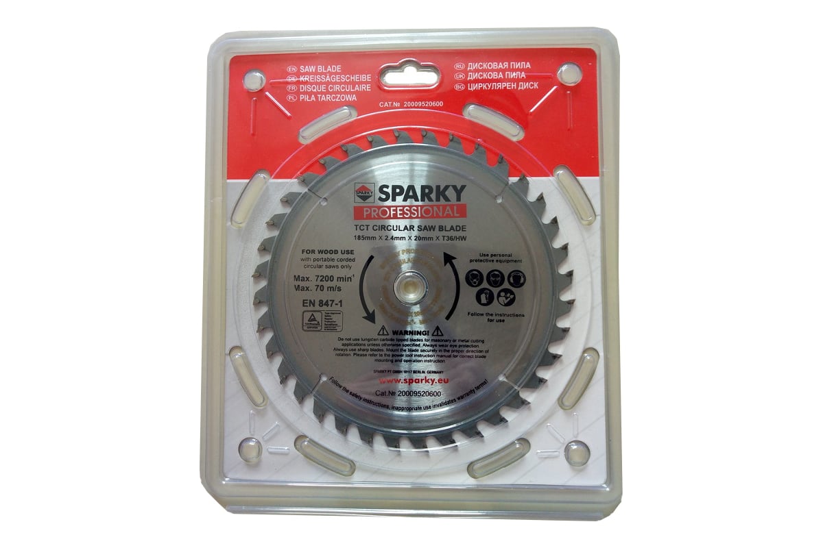 Диск пильный (185х20 мм; T36) по дереву Sparky 20009520600 - выгодная ...