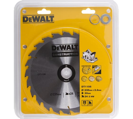 Диск пильный (235х30 мм; 24T) по дереву DEWALT DT 1156 1