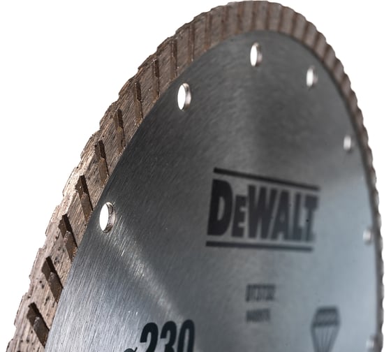 Диск алмазный отрезной Turbo (230х22.2 мм) для УШМ DEWALT DT 3732