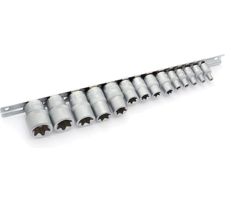 Набор головок Дело Техники TORX 1/4", 3/8", 1/2", 14шт. 623714