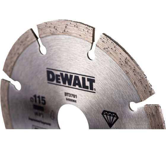 Диск алмазный отрезной (115х22.2 мм) для УШМ DEWALT DT 3701