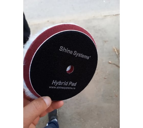 Гибридный полировальный круг Hybrid Pad 130 мм Shine systems SS534