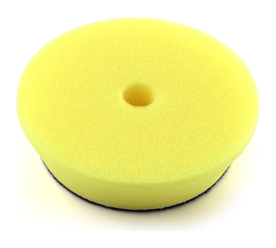 Полировальный круг антиголограмный DA Foam Pad Yellow 75 мм, желтый Shine systems SS563