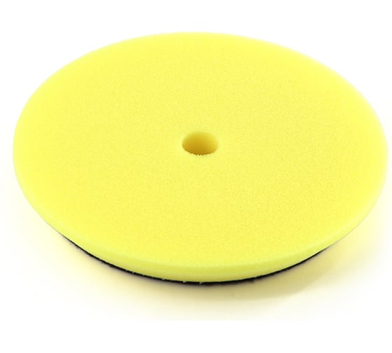 Полировальный круг антиголограммный DA Foam Pad Yellow 130 мм, желтый Shine systems SS560
