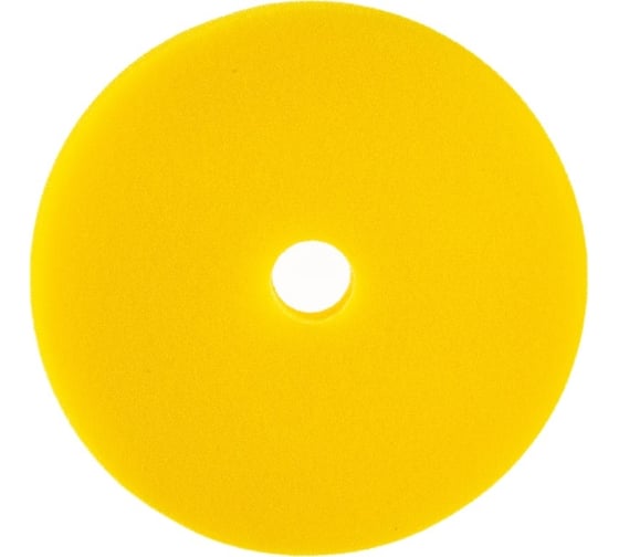 Полировальный круг антиголограммный DA Foam Pad Yellow 130 мм, желтый Shine systems SS560
