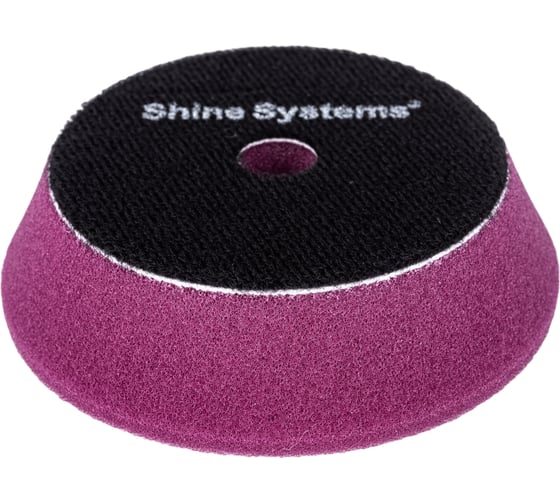 Полировальный круг твердый DA Foam Pad Purple 75 мм, лиловый Shine systems SS564