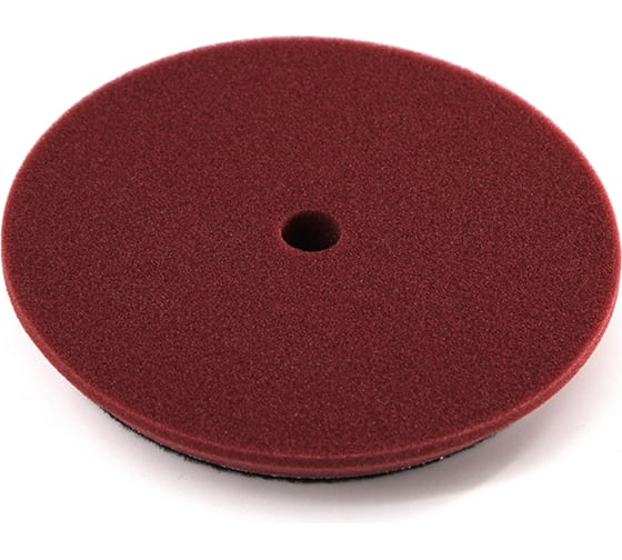 Полировальный круг полутвердый DA Foam Pad Maroon 130 мм, бордовый Shine systems SS559