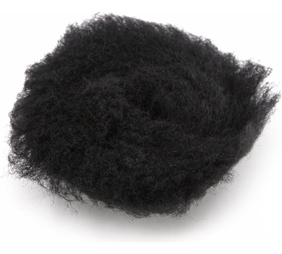 Полировальный круг из черного меха Black Wool Pad 75 мм Shine systems SS540