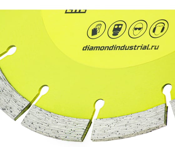 Диск алмазный сегментный по бетону, кирпичу, камню 180 х 10 х 22,2 мм Diamond Industrial DIDS180