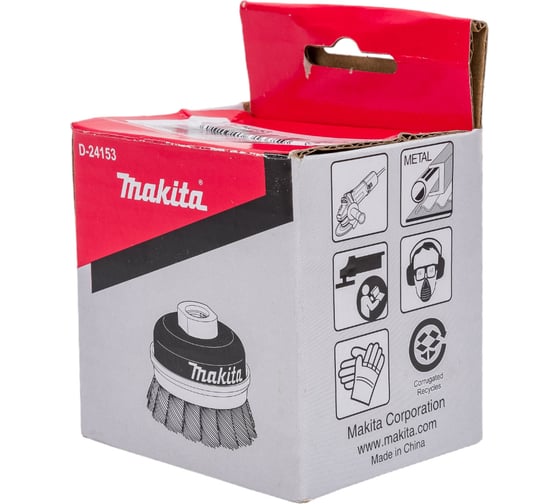 Щетка чашечная для УШМ (60 мм; М14) Makita D-24153