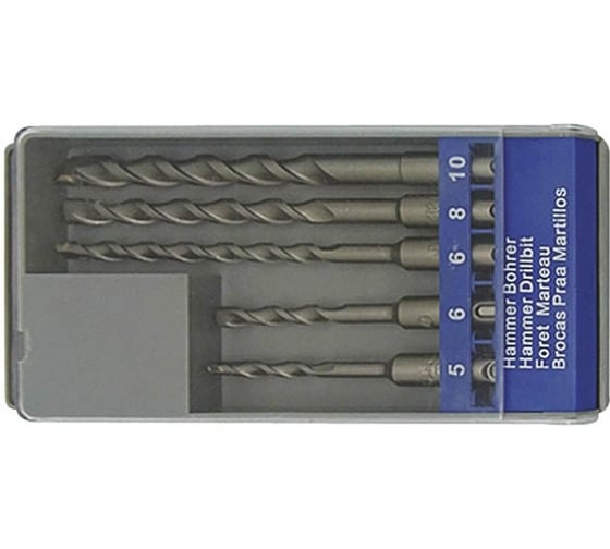 Набор буров 5 шт. (5-10 мм; SDS-plus) FIT IT 33337 1
