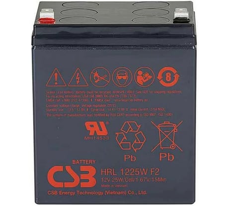 Аккумулятор для ИБП CSB HRL1225W F2 FR УТ-00000127