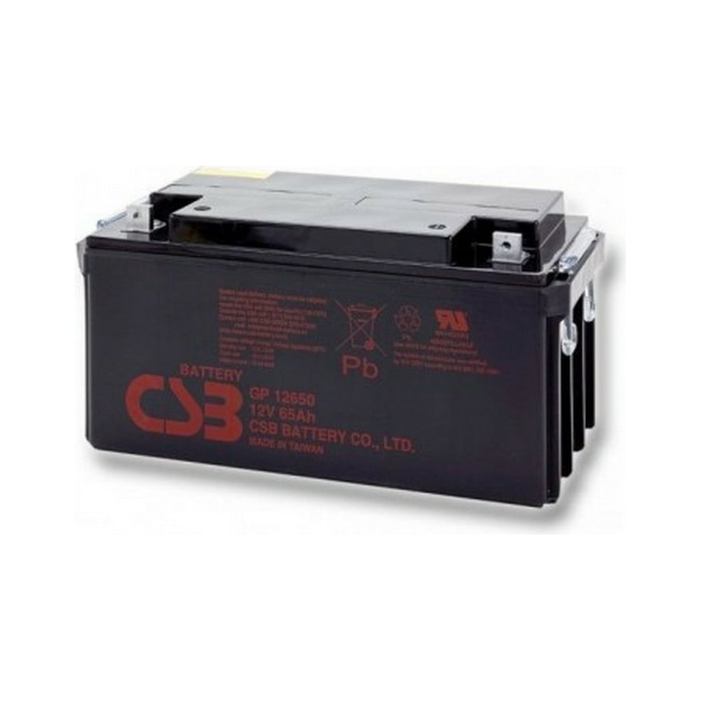 Аккумулятор для ИБП CSB GP12650 I 12В, 65 Ач УТ-00001359 - выгодная ...