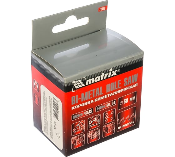 Коронка BIMETAL 60 мм Matrix 72460