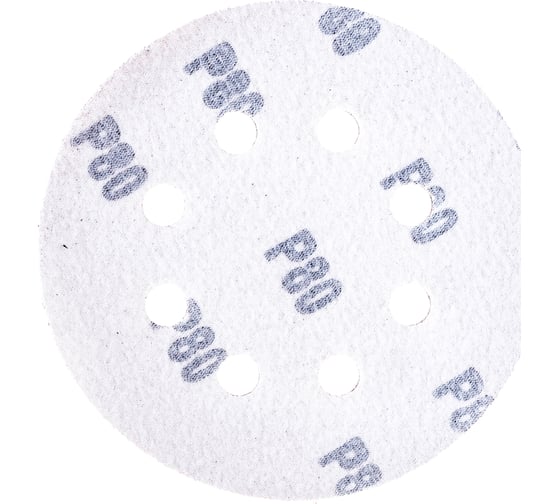 Круги шлифовальные 5 шт. (125 мм; Р80; 8 отверстий) FIT IT 39664