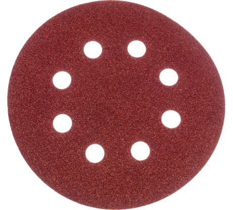 Круги шлифовальные 5 шт. (125 мм; Р100; 8 отверстий) FIT IT 39665