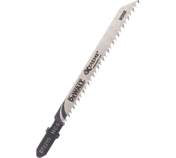 Пилки по дереву для лобзиков 5 шт. (75/100 мм; шаг 2.5 мм; HCS) DEWALT DT2205 1