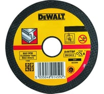 Диск отрезной плоский по металлу для УШМ (230х22,2х3 мм) DEWALT DT 3430