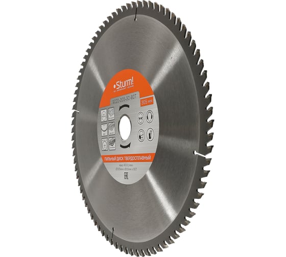 Диск пильный 305х30 мм, 80T Sturm 9020-305-30-80T