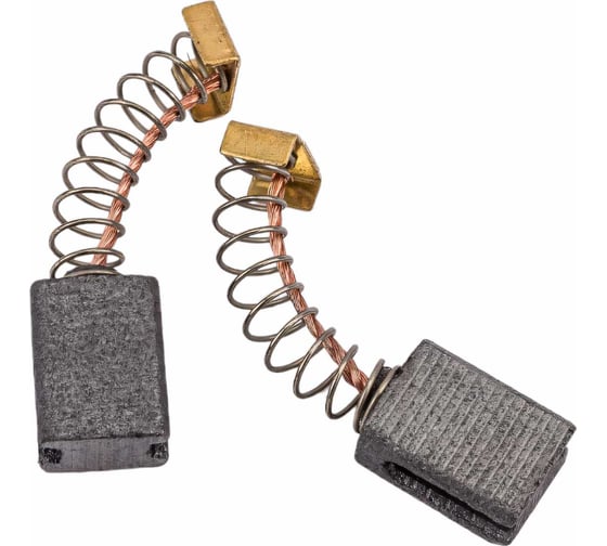 Щётки угольные У01596 5х8х10 мм, пятак-скоба 5х6 мм, 2 шт для Hammer, ИНТЕРСКОЛ Калибр 00000076425 1